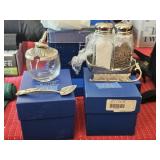Salisbury Pewter Sugar Dish & Salt & Pepper Set