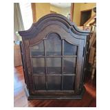 Wooden Wall Mount Curio Cabinet