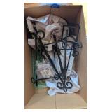 Decorative Plate & Iron Wall Mount Holders