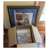 Road Atlas, Glass Shades, Christmas Framed Print