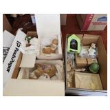 Two Boxes of Easter Decor Items