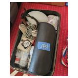 Junk Drawer Lot Felix Cat Necklace, Sunglasses