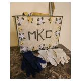 Vintage Needlepoint Handbag & Women's Gloves