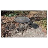 Iron Outdoor Bistro Table Set
