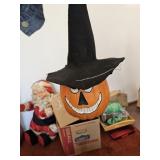 Two Halloween Pumpkins