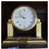 Hampton Brass Mantle Clock
