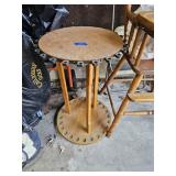 Wooden Fishing Pole Rack