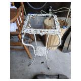 Painted Metal Antique Fern Stand - No Stone top