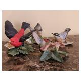 Lot of Lenox Porcelain Bird Figurines Hummingbird