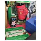 Old St. Andrews Scotch Whiskey Leather Bottle