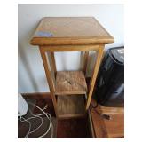 Small Wooden Plant or Lamp Stand