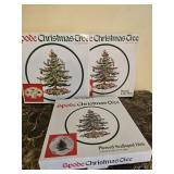 Spode Christmas Tree Holiday Serving Platters