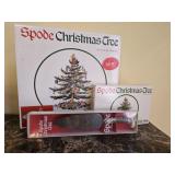Spode Christmas Tree Cake Server & Platters