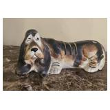 Ceramic Dog Desk Organizer Letter & Pen Holder