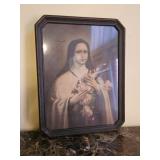Antique Print of Saint Therese of Liseieux