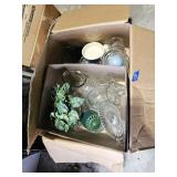 Misc Box Lot Glassware