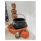 Todd Masters Pumpkin Candle, Metal Jack O Lantern