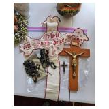 Vintage Catholic Devotional Items Rosary Necklaces