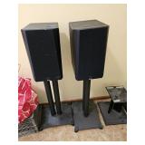 SVS Prime Bookshelf Speakers on Stands