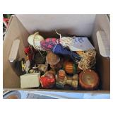 Box of Fall Decor Items