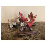 Lefton, Lenox Porcelain Garden Bird Figurine Lot