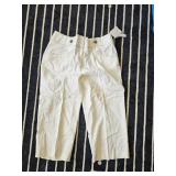 NWT Y2k Haragano Women's Bermuda Shorts white