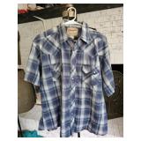 Vintage Wrangler Men's Pearl Snap Plaid Western