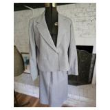 90's Womens Skirt Suit Glenwood Place Gray