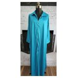 Vintage 70's Turqouise House Dress