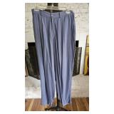 Stephanie Kay 90's Silk Pants Blue Fits