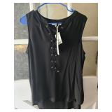 NWT Rose & Olive Black Top
