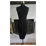 Fashion Nova Black Bodycon Dress Open Back