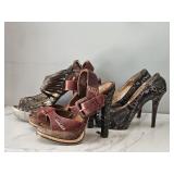 3 Pairs Y2k High Heel Shoes