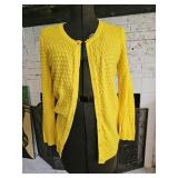 Yellow Merona Cardigan Medium