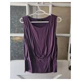 The Limited Purple SLeeveless Top Med.
