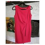 Anne Klein Red Knee Length Dress