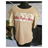 Delta Simga Theta Sorority Gold Top