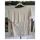Taupe Zara Top No Tags