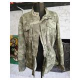 LL Bean Camo Jacket Size Large