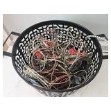 Large Lot of Fashion Jewelry Large Hoop Earrings
