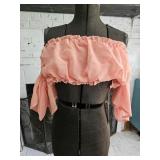 L'Atiste New W Tags Peach Blouse