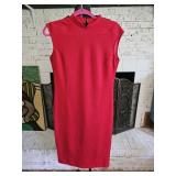 Zara Red Backless Sheath Dress