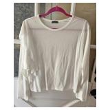 Zara White Blouse Medium