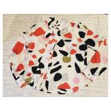 Abstract All Over Print Blouse