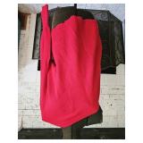 Asymetrical Red One Shoulder Sweater