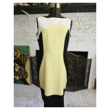 Sandra Darren Colorblock Sheath Dress Size 8