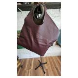 Faux Leather Large Tote Bag