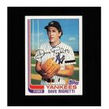 1982 Topps #439 Dave Righetti NM MT