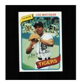 1980 Topps #358 Lou Whitaker NM MT