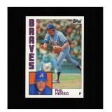 1984 Topps #650 Phil Niekro Goalie Memorabilia NM